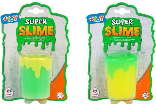 Globo, Super slime en blister 144gr 2 col. (st48)