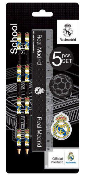 Set papelera 5 piezas de Real Madrid