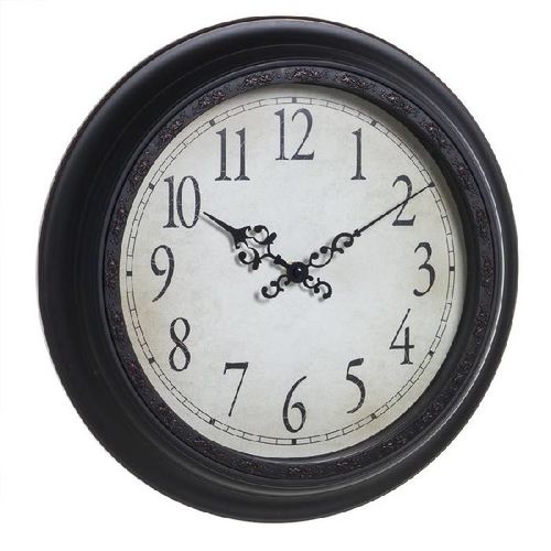 Reloj 35,5Cm Numeros Classic Negro (2/4/10)