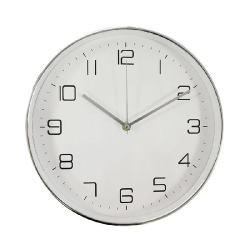 Reloj Pared 30Cm Silver (2/6/10)