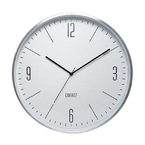 Reloj Aluminio 40Cm Blanco (2/6/10)