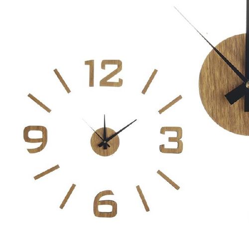 Reloj adhesivo efecto madera nordic (2/6/30)