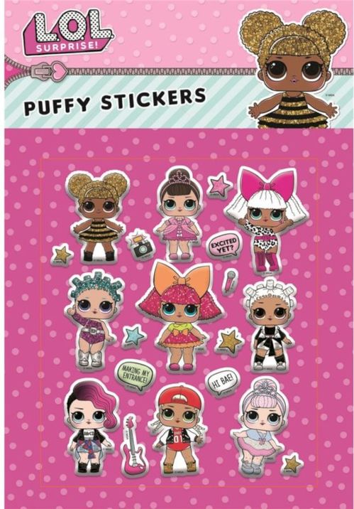 Puffy Stickers-Peg.Acolch LOL