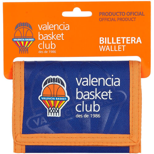 Billetera con cabecera de Valencia Basket ''