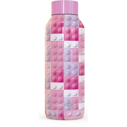 Quokka Kids Botella Acero Inoxidable Solid Pink Bricks 510ml (st12)