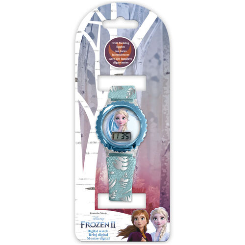 Reloj de pulsera digital corona decorada de Frozen 2 (6/24)
