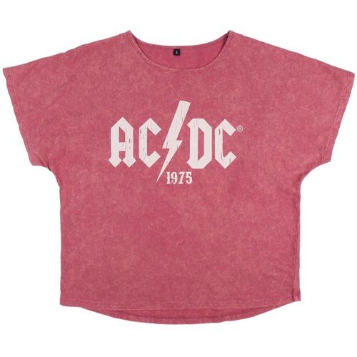Camiseta corta acid wash single jersey de Acdc 'Lifestyle adulto' (6/24)