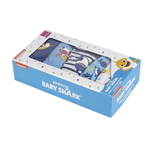 Pack de 5 calzoncillos para bebe de Baby Shark (8/24)