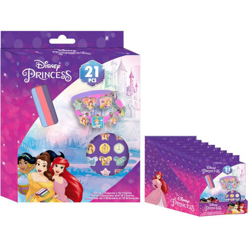 Caja pulseras con charms de Princesas (8/32)