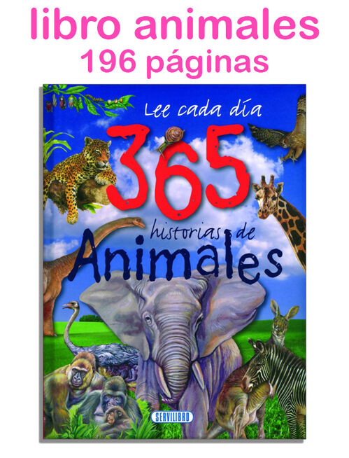 Libro lee cada da 365 historias de animales 196 paginas 20,3x27,1cm