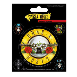 Pyramid International, Juego de pegatinas Guns N Roses Logo Bullet