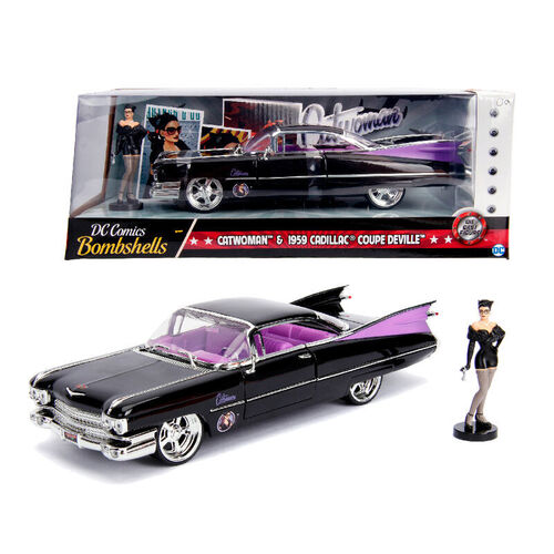 Simba Toys, Set figuras Cadillac Coupe DeVille y Catwoman 1:24