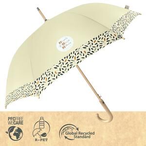 Paraguas Perletti mujer 61cm borde, linea eco-friendly materiales reciclados (6/36)