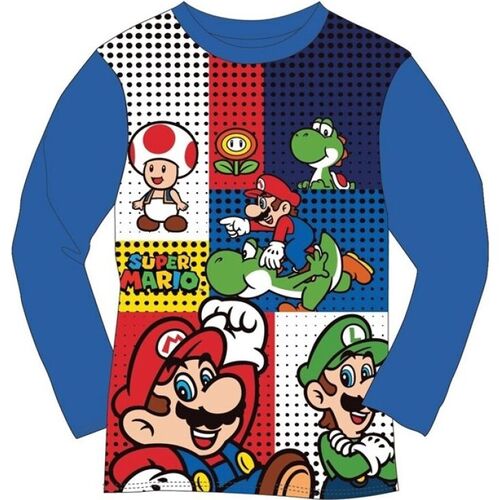 Camiseta manga larga algodn de Super Mario