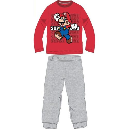 Pijama manga larga algodn de Super Mario