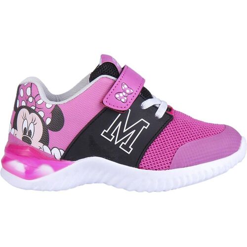 Zapato deportivo suela ligera con luces de Minnie Mouse