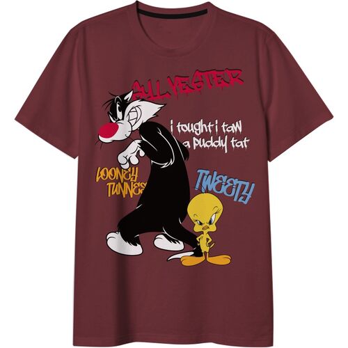 Camiseta algodn juvenil/adulto de Looney Tunes Warner