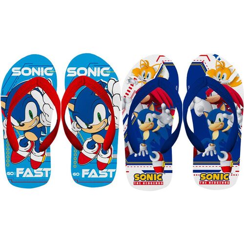 Chancla flip flop playa de Sonic