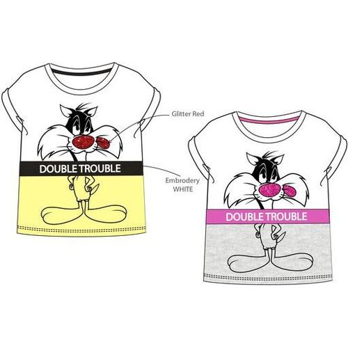 Camiseta algodn manga corta de Looney Tunes
