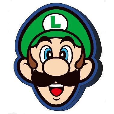 Cojn 3D 40cm de 'Luigi' Super Mario