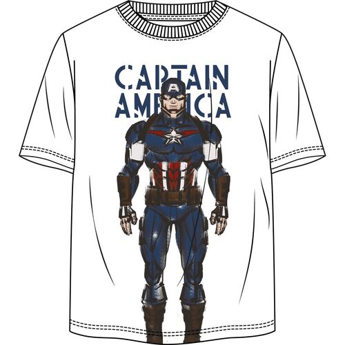 Camiseta Juvenil/Adulto de Capitain America Avengers