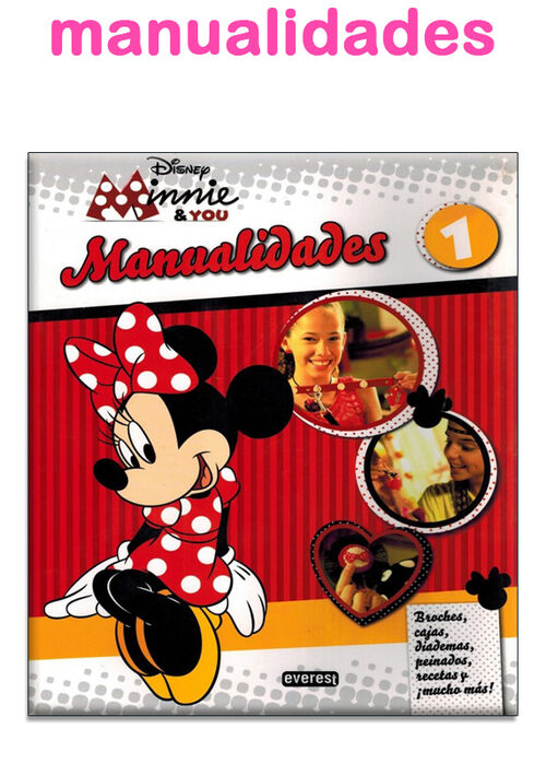 Libro de manualidades Minnie & You con tapa blanda y solapas, 48 pginas
