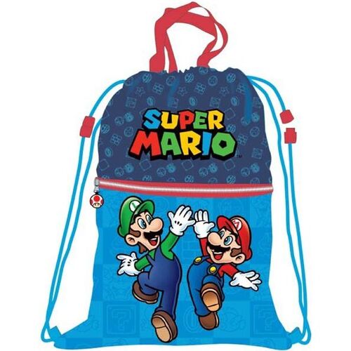 Mochila saco 45cm de Super Mario 45x34,5 CMS