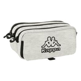 Estuche portatodo triple big de Kappa 'Grey Knit'