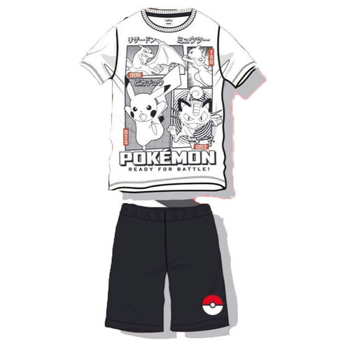 Pijama manga corta algodn de Pokemon