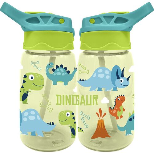 Botella cantimplora infantil de tritan 500ml en caja de Water Revolution  'Dinosaurio'