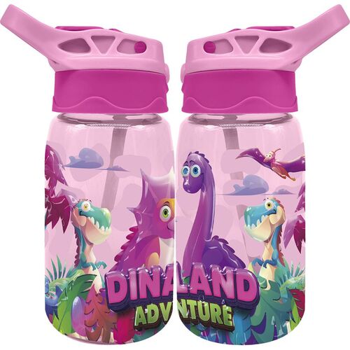 Botella cantimplora infantil de tritan 500ml en caja de Water Revolution 'Dinaland'