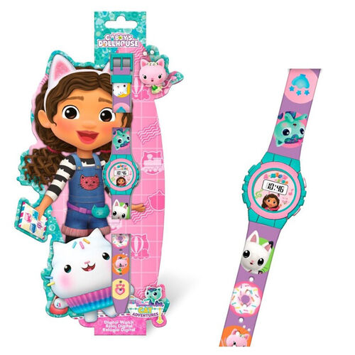 Reloj digital pulsera de Gabby's Dollhouse