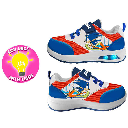 Zapatos deportivos con luz y suela ligera de Sonic