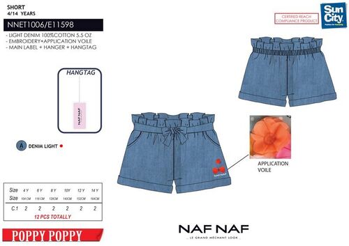 Pantaln corto de Naf Naf