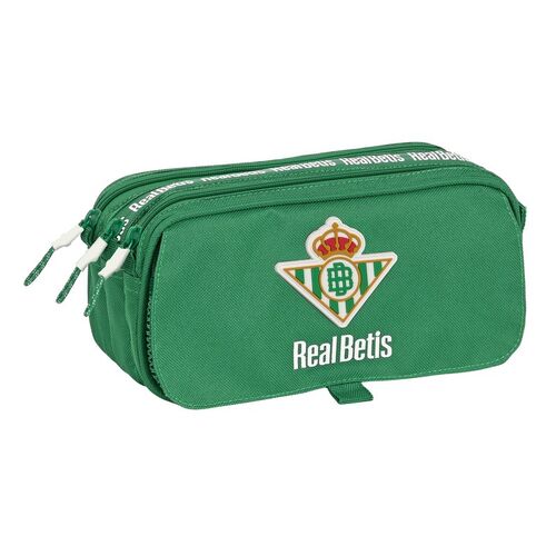 Estuche portatodo triple big con tejido reciclado de Real Betis Balompie