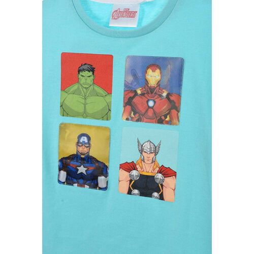 Camiseta manga corta algodn efecto lenticular de Avengers