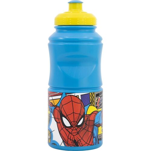 Botella cantimplora deporte 380ml con cierre anti goteo de Spiderman