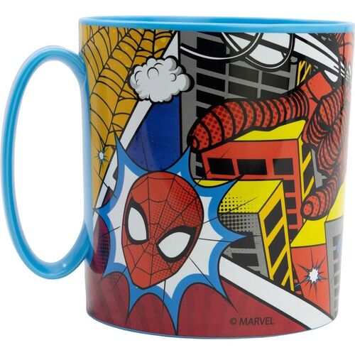 Taza microondas plstico 350ml de Spiderman