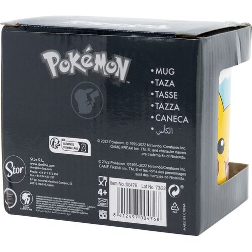 Taza cermica 325ml en caja regalo de Pokemon