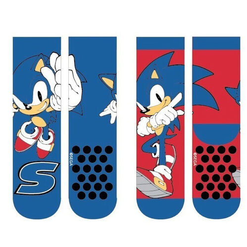 Pack 2 calcetines antideslizantes de Sonic