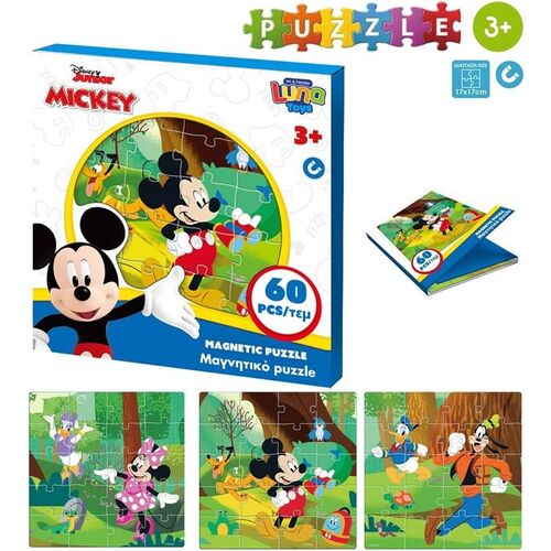 Puzzle magntico 60 piezas de Mickey Mouse