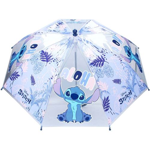 Paraguas manual trasnparente 46cm de Lilo & Stitch