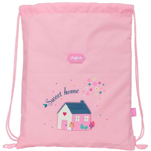 Bolsa saco cordones plano junior reciclado  de Glowlab Kids 'Sweet Home'