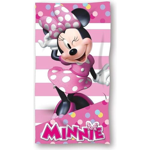 Toalla playa algodn 70x140cm de Minnie Mouse