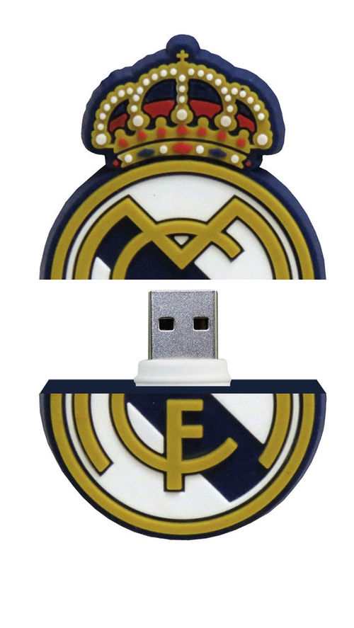 Pendrive de rubber con forma de escudo de Real Madrid (2/50)