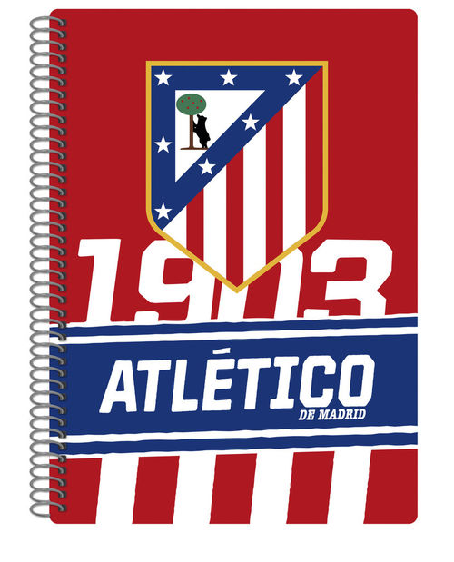 Cuaderno tamao cuarto 80 hojas de Atletico De Madrid (10/60)