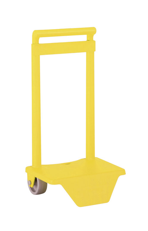 Carro portamochilas guarderia para mochila pequea de hasta 30cm, amarillo