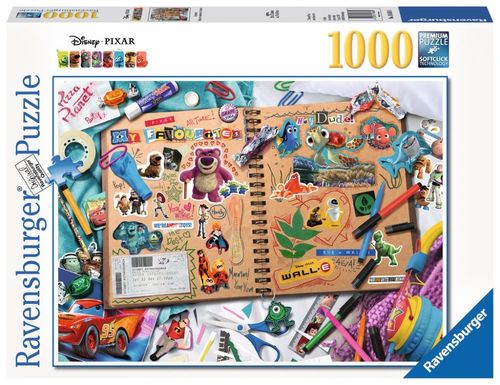 Ravensburger Puzzle 1000 piezas - Disney, Disney Pixar Scrapbook (1/1)
