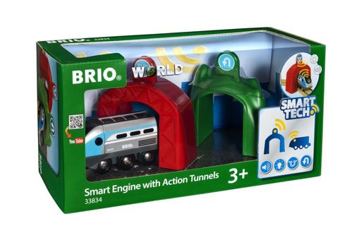BRIO Smart Tech Locomotora Inteligente con Tneles de Accin (st4)