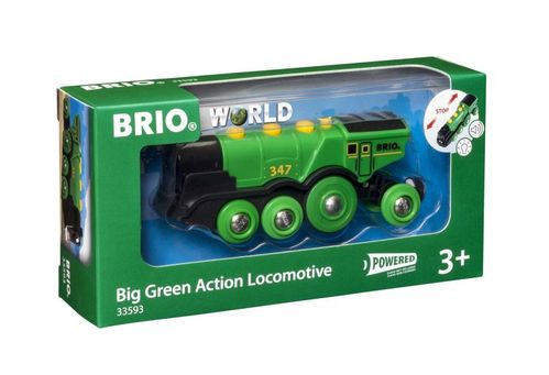 BRIO Gran locomotora verde a pilas con luz y sonido (st6)